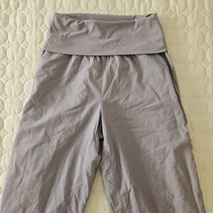 Lululemon Athletica Mauve Grey Lightweight Foldover Waist Jogger XXXS
